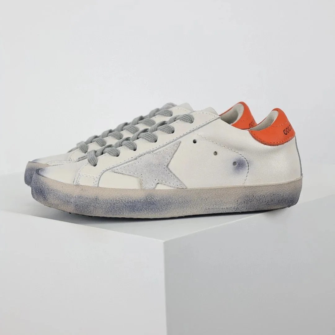 14- Grey Star Orange Tail Dirty Shoes