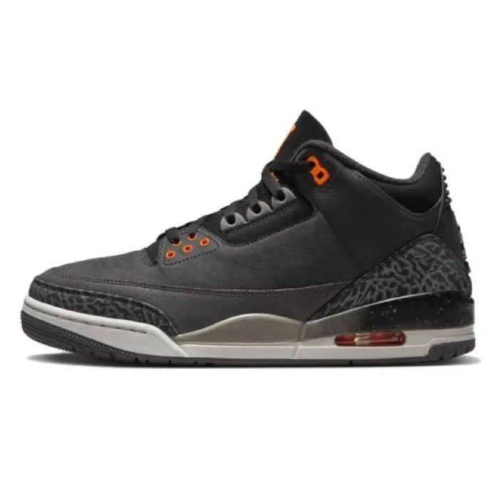 Nike Air Jordan 3 Retro Fear Black Total Orange