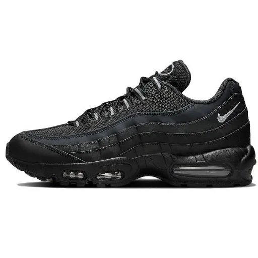 95 Air Cushion Pure White Black Swoosh