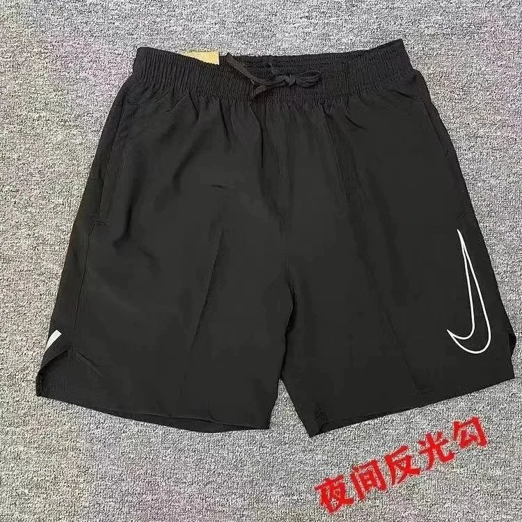 Nike Matching Sets Patterned running top and reflective shorts set — NK-Black 5-point shorts