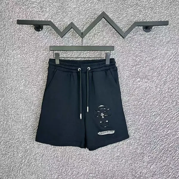 OK Embroidered Drawstring Shorts Gray - 24