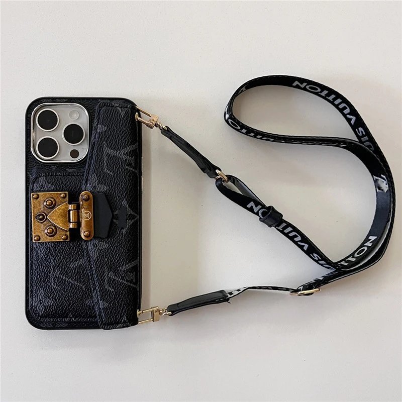 Louis Vuitton Phone Cases Patterned Case Collection — 1 Crossing presbyflower-black