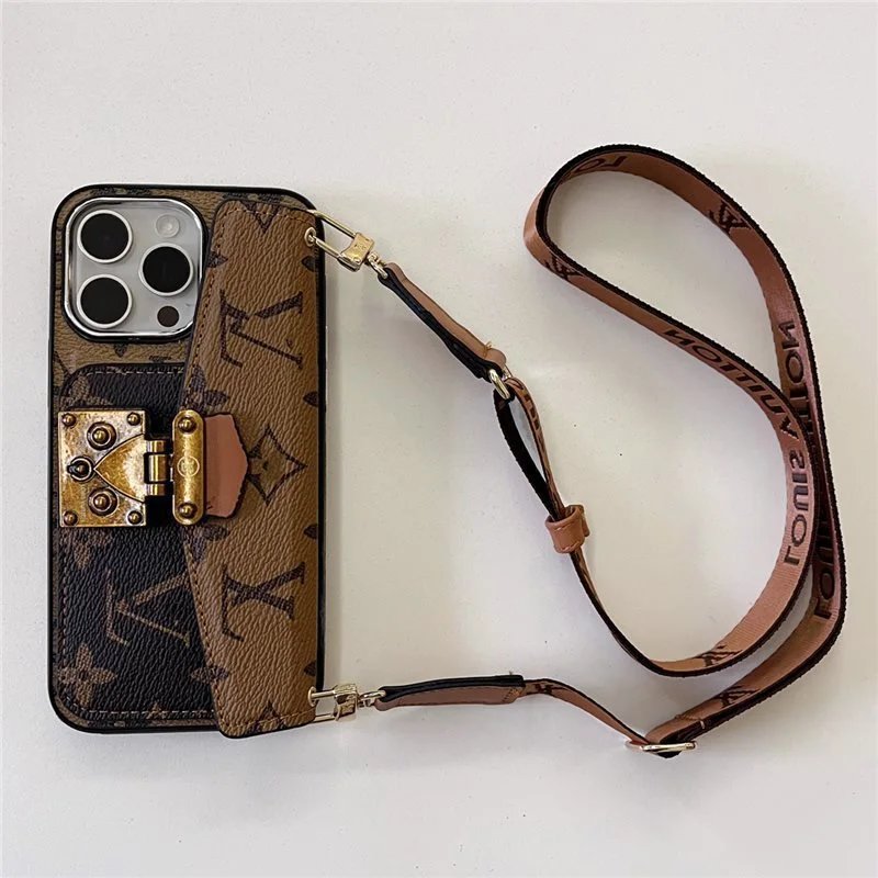 Louis Vuitton Phone Cases Patterned Case Collection — 1 Crossing presbyflower-brown black