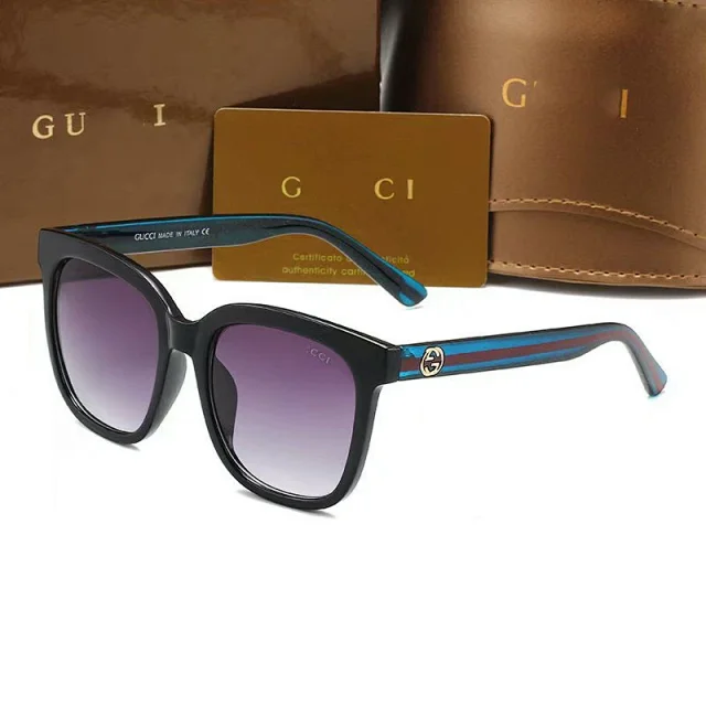Gucci Eyewear Oversized square-frame sunglasses with Interlocking G temple emblem product detail image 3