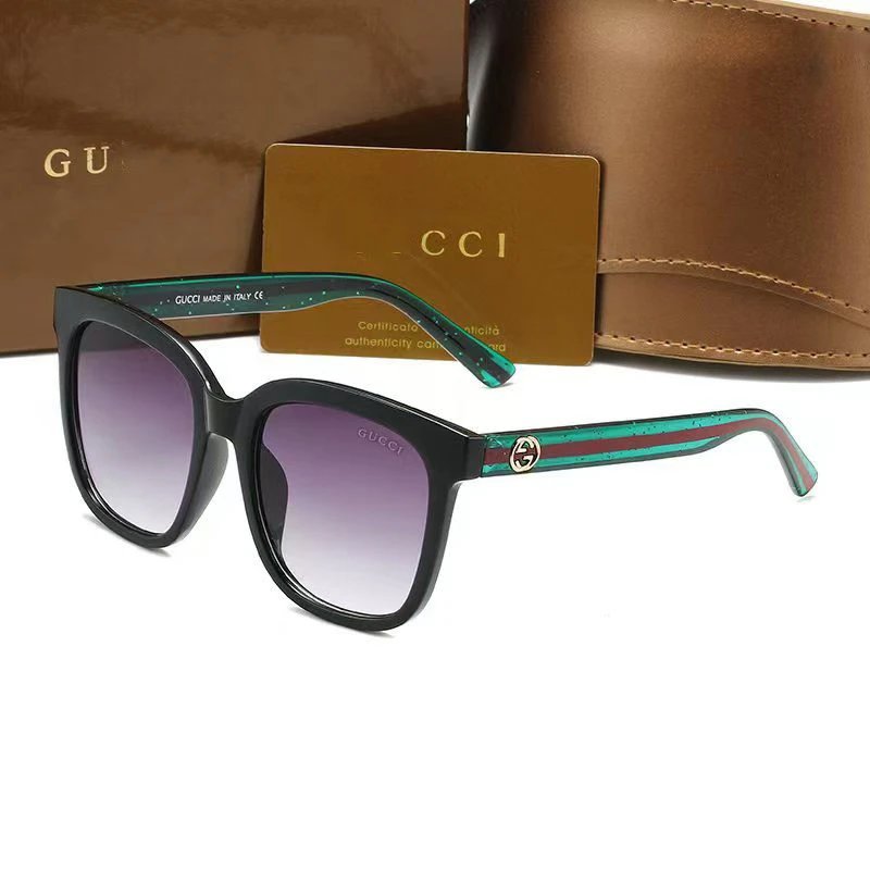 Gucci Eyewear Oversized square-frame sunglasses with Interlocking G temple emblem — C5