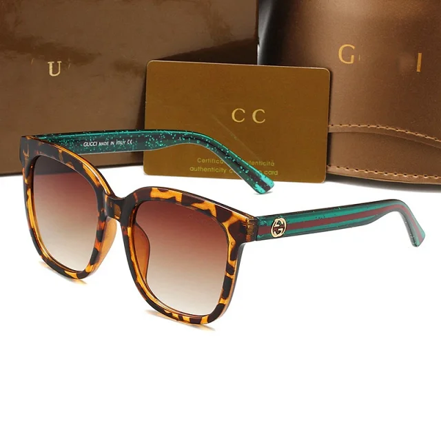 Gucci Eyewear Oversized square-frame sunglasses with Interlocking G temple emblem product detail image 2