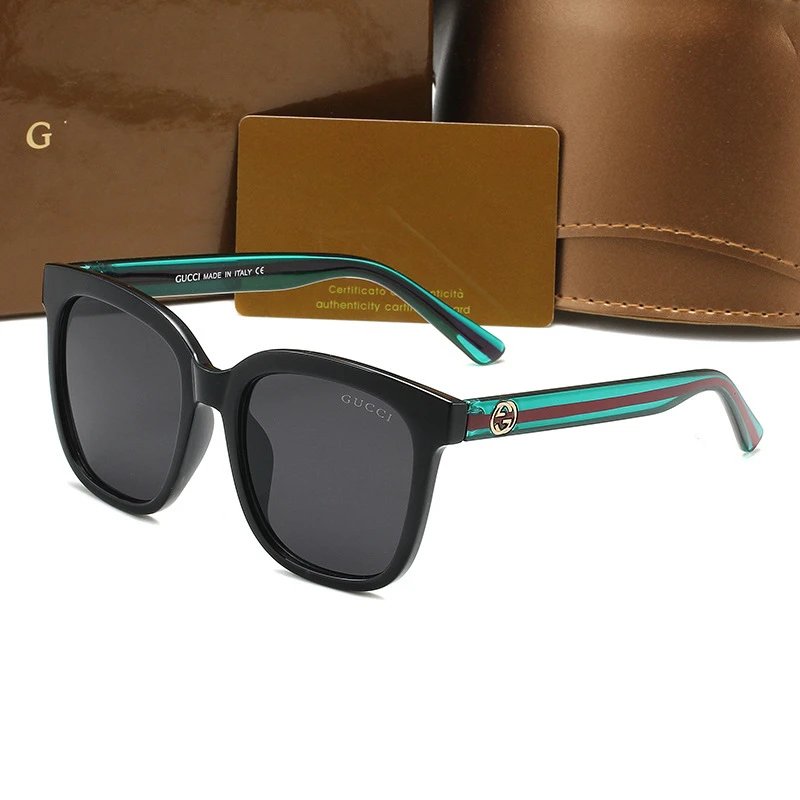 Gucci Eyewear Oversized square-frame sunglasses with Interlocking G temple emblem — C6