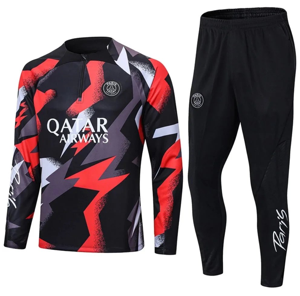 2223巴黎迷彩红色