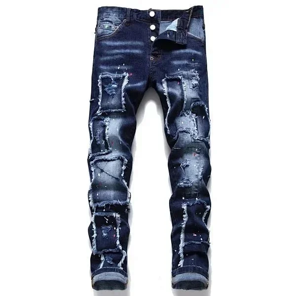 DSQUARED2 Jeans Slim distressed graphic product detail image 7