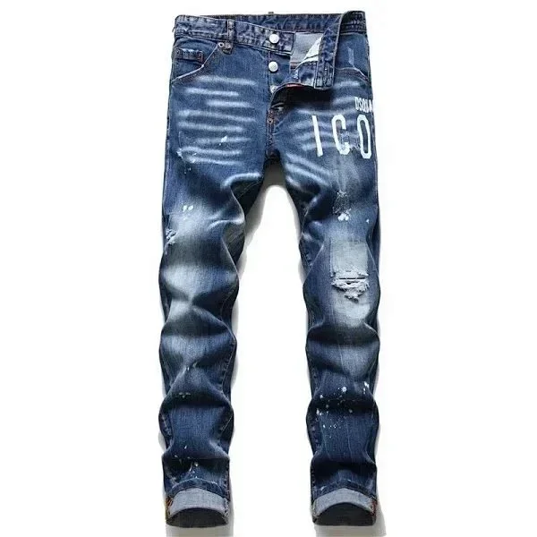 DSQUARED2 Jeans Slim distressed graphic product detail image 4
