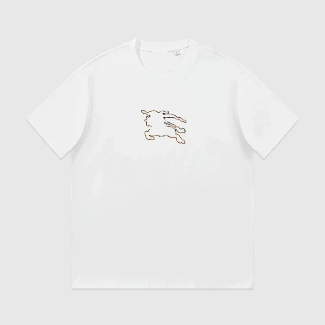 Burberry T-Shirts Short-Sleeve Logo Graphic product detail image 4