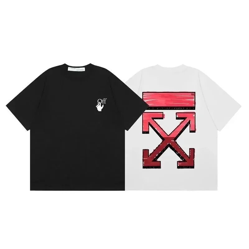 Off-White Tree Print Oversized T-Shirt White - 4
