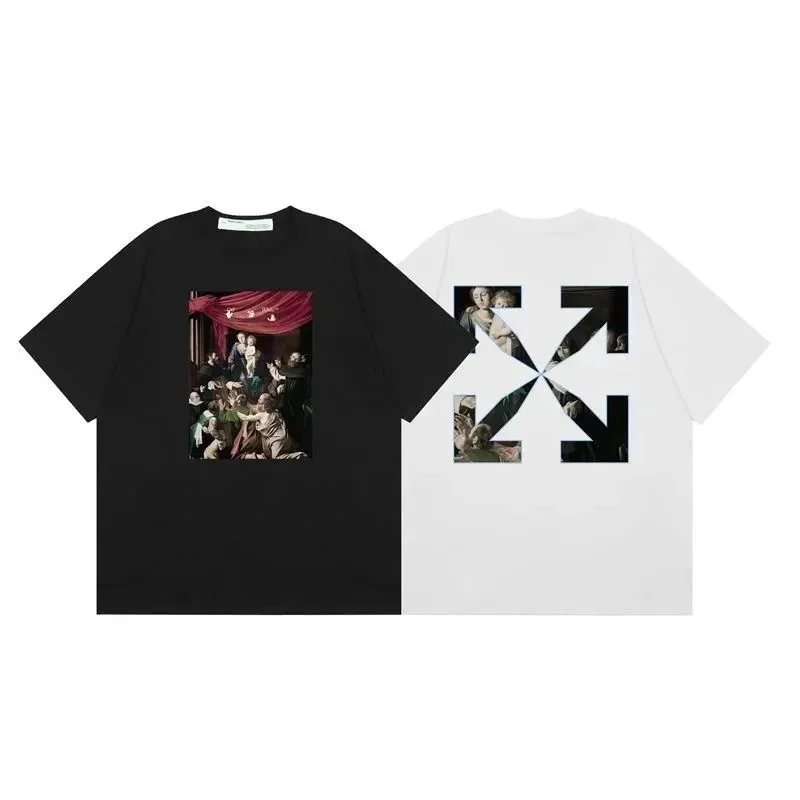 Off-White Tree Print Oversized T-Shirt White - 11