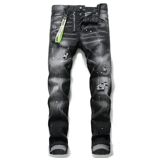 DSQUARED2 Jeans Slim distressed graphic product detail image 2