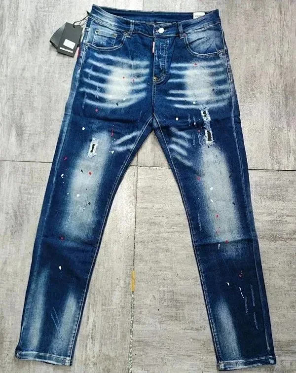 DSQUARED2 Jeans Slim distressed graphic product detail image 3