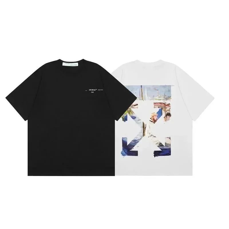 Off-White Tree Print Oversized T-Shirt White - 9