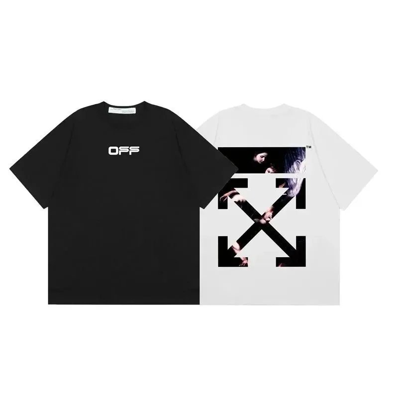 Off-White Tree Print Oversized T-Shirt White - 8