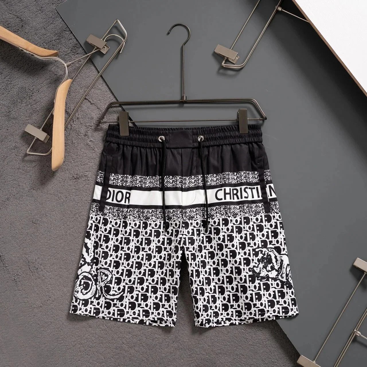 Dior Shorts Monogram Drawstring — 14
