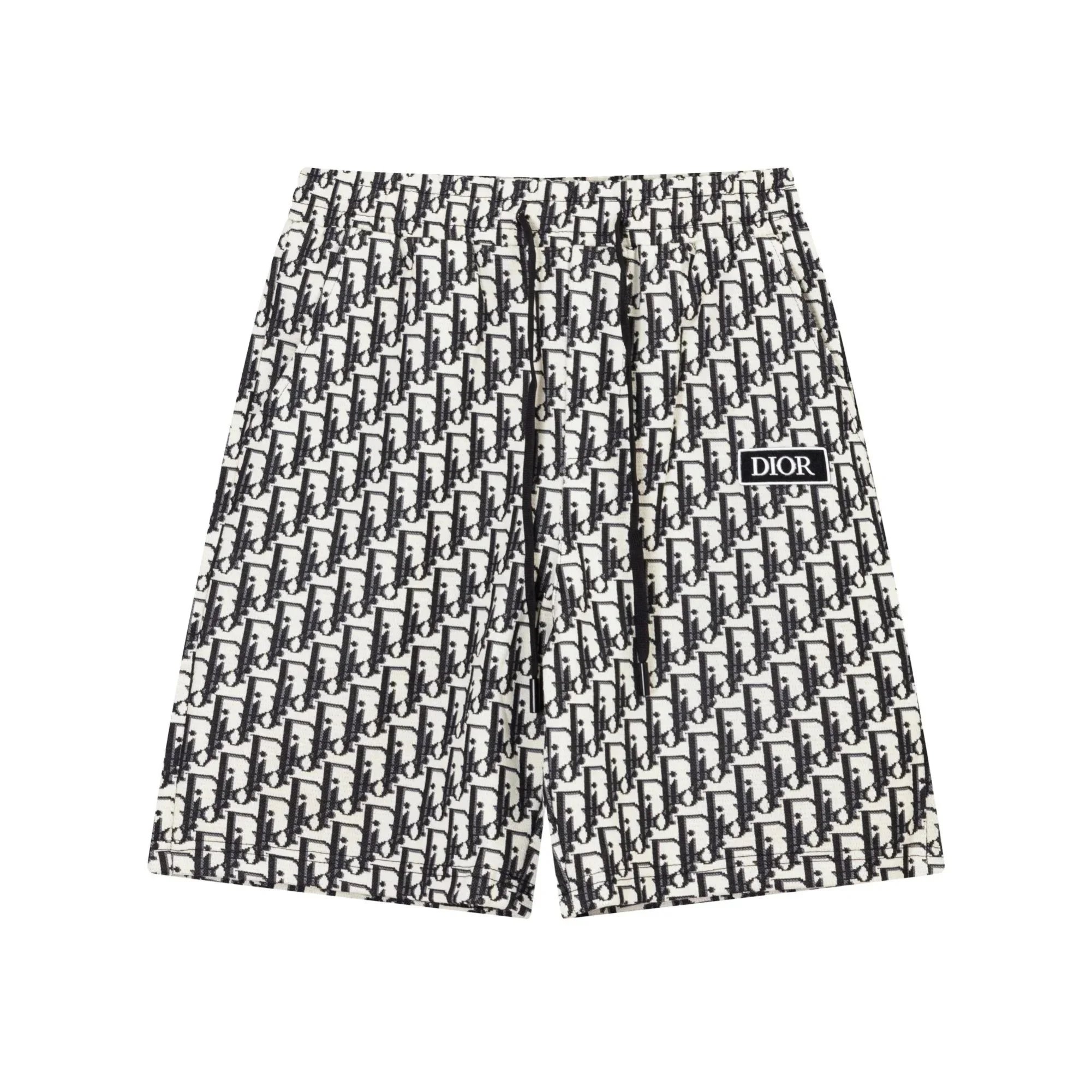 Dior Shorts Monogram Drawstring — 26