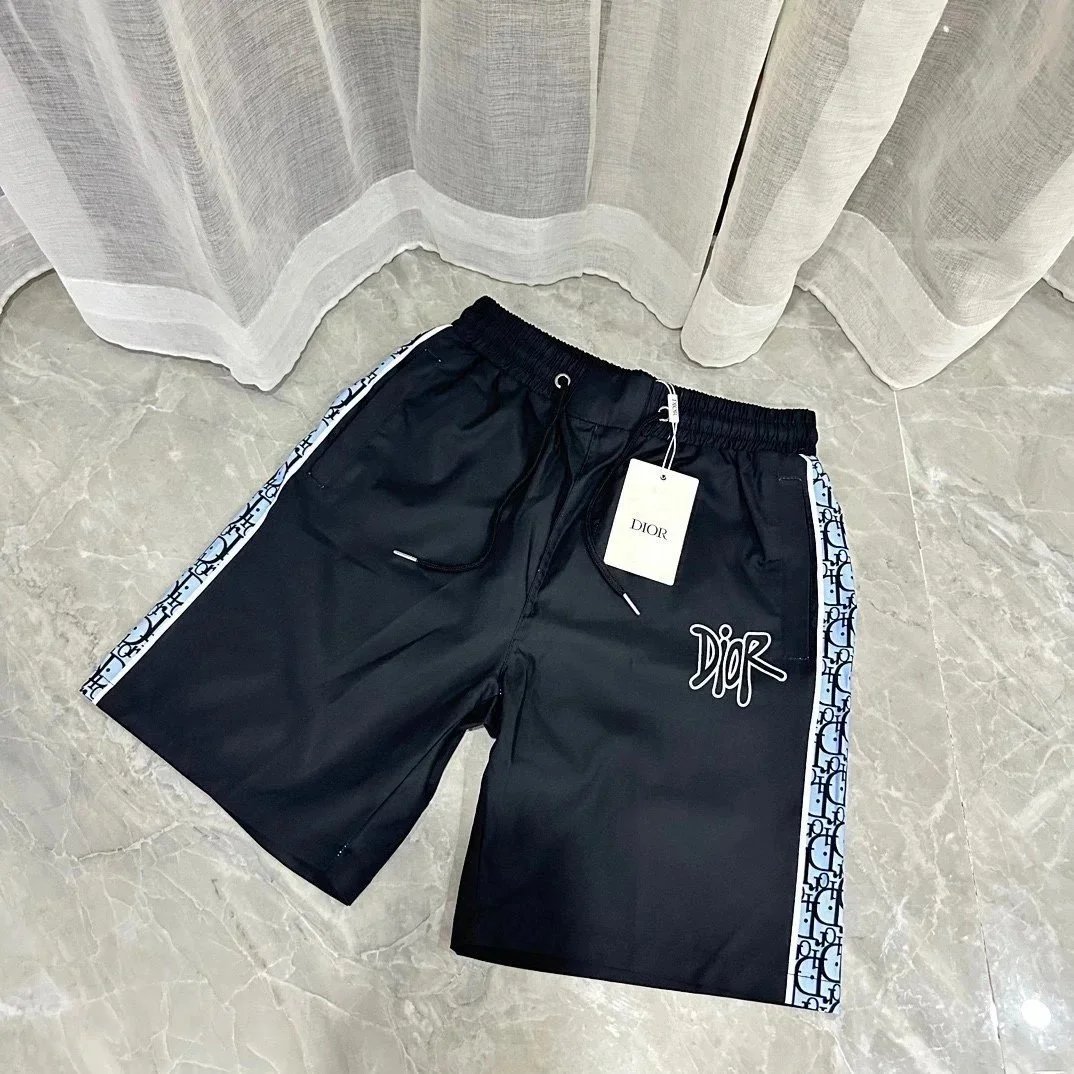 Dior Oblique Tape Shorts Black