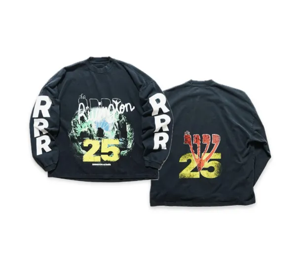 Rivington x Red Bubble 25th Anniversary Long-Sleeve T-Shirt Black - 1