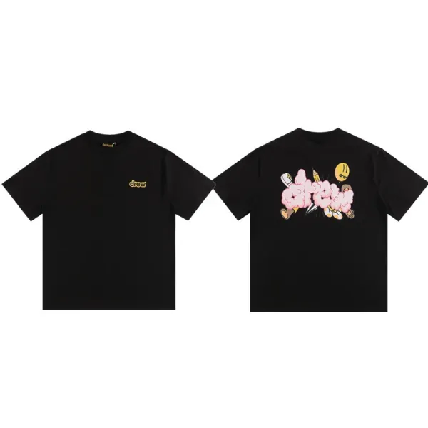 Drew House Cloud Burst Black T-Shirt - 1