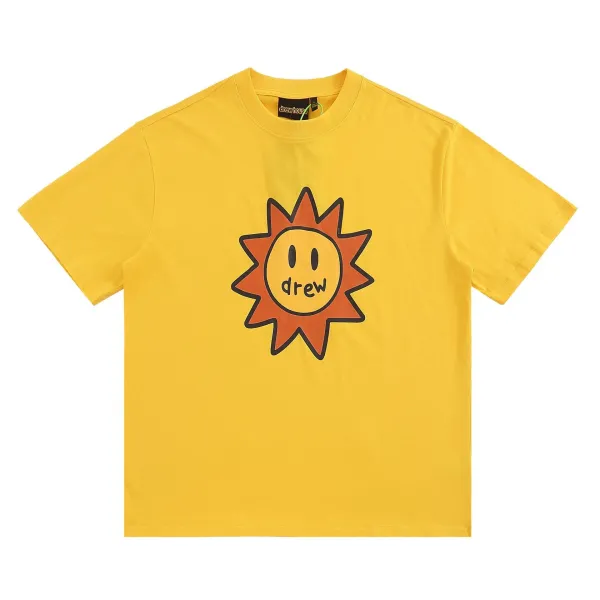 Drew House Sun Smiley Yellow T-Shirt - 1