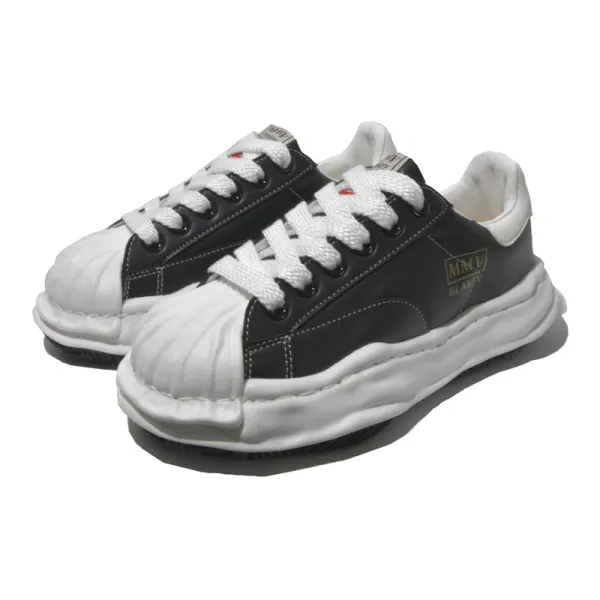 Maison Margiela Tabi Sneakers Red Canvas Chunky Sole Sneakers - 18