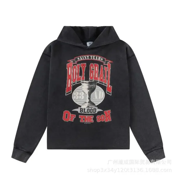 Saint Tears Holy Grail Blood of the Son Black Hoodie - 1