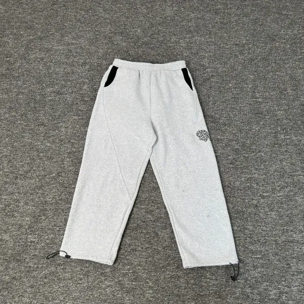 Design Logo Sweatpants Gray with Black Accents Sweatpants - 19