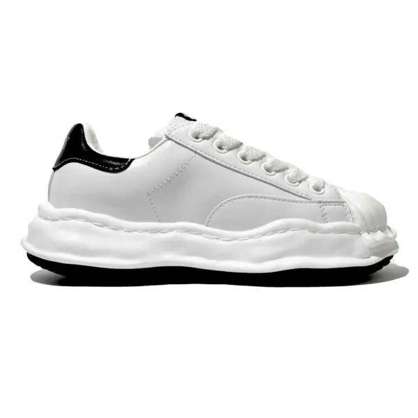 Maison Margiela Tabi Sneakers Red Canvas Chunky Sole Sneakers - 4