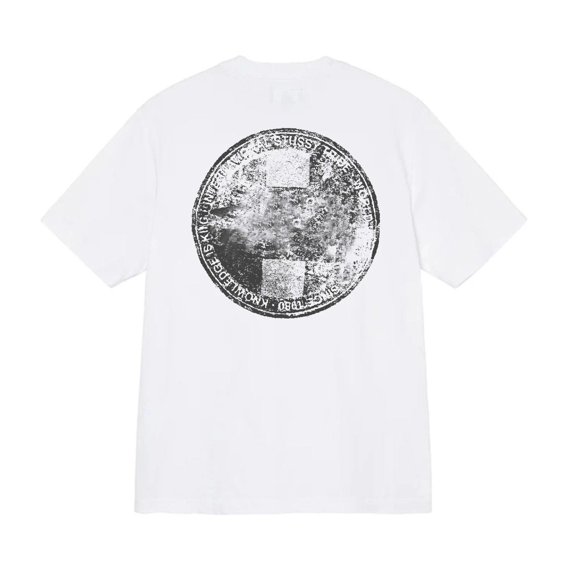 Off-White x Virgil Abloh 'Dog & Snake' Grid Print White T-Shirt - 3