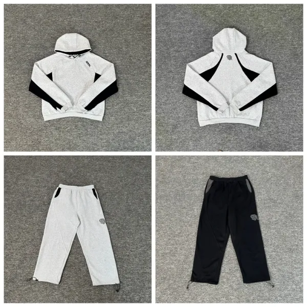 Design Logo Sweatpants Gray with Black Accents Sweatpants - 4