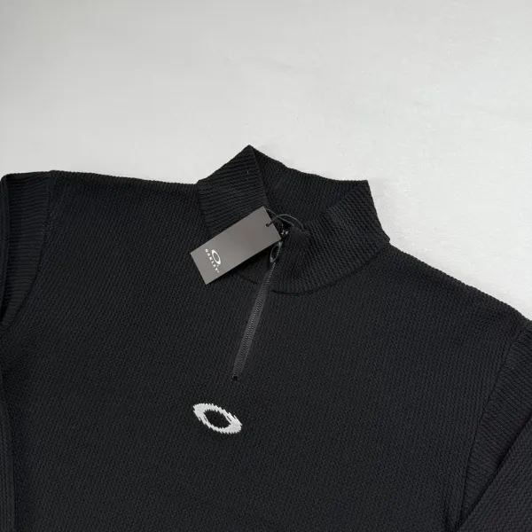 Oakley Half-Zip Knit Sweater Gray - 7