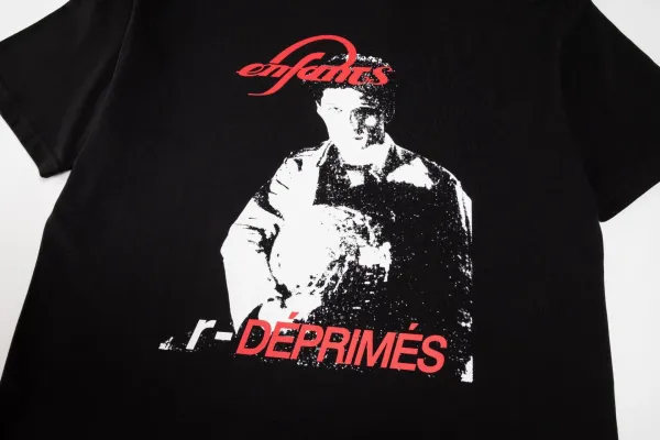 Enfants Riches Déprimés R-Déprimés Graphic Print Black T-Shirt - 12
