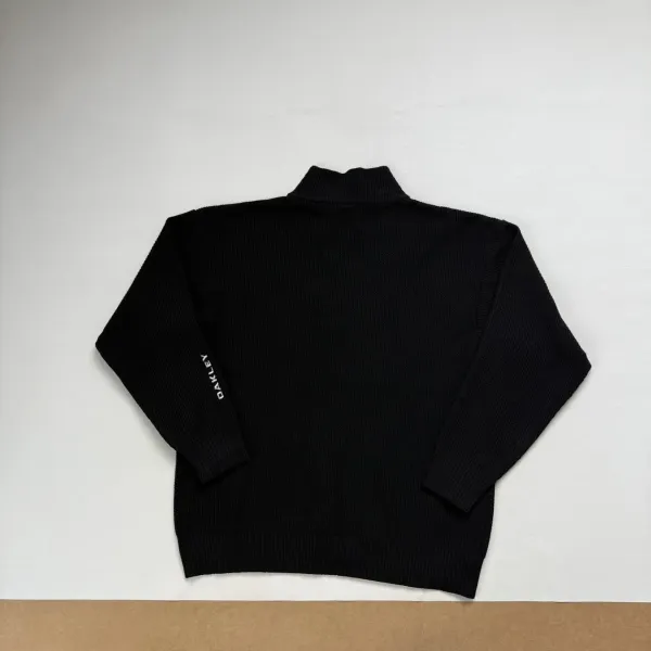 Oakley Half-Zip Knit Sweater Gray - 8
