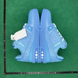 thumbnail for TT 6 patent-leather calfskin, round-toe lace-up pattern, embossed low-top shoes