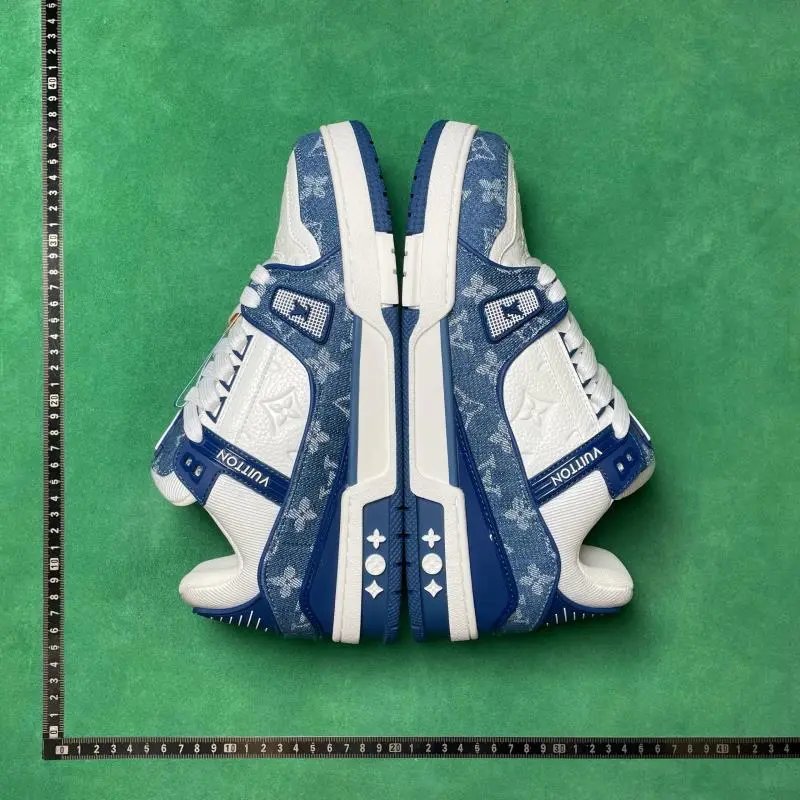 Cowboy Blue White