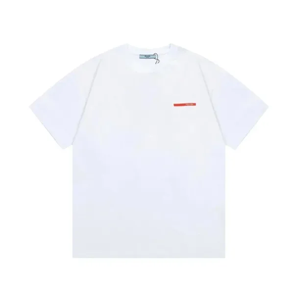 Prada Logo Band T-Shirt White - 6