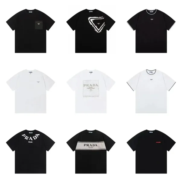 Prada Logo Band T-Shirt White - 3