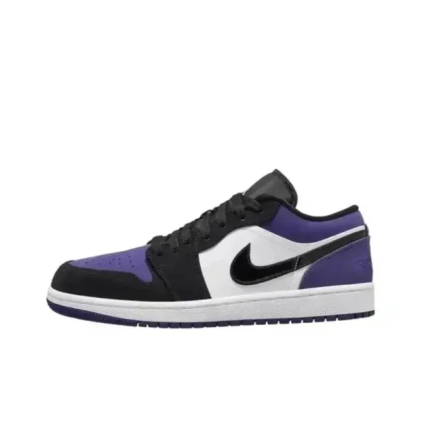 Air Jordan 1 Low Court Purple Sneakers - 1