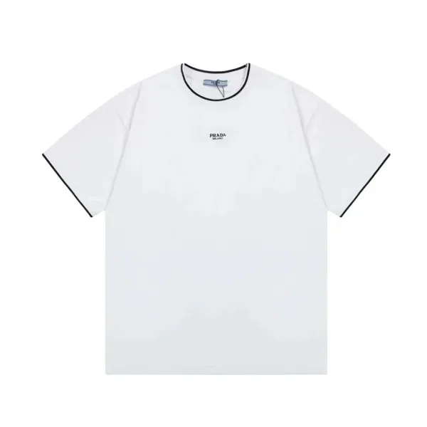 Prada Logo Band T-Shirt White - 8