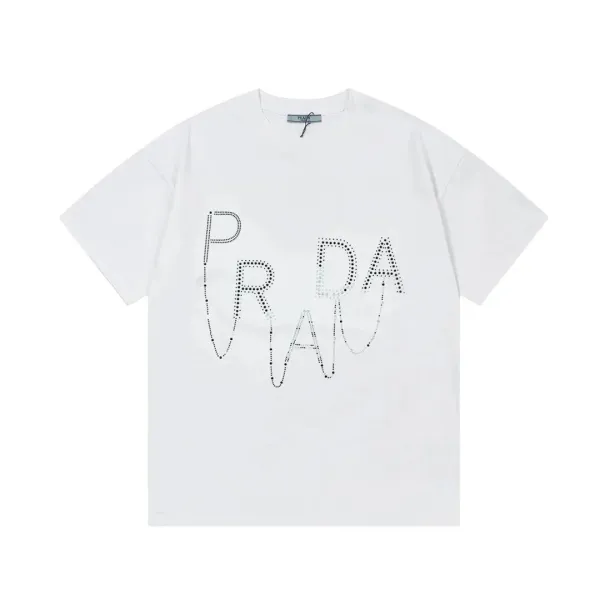 Prada Logo Band T-Shirt White - 12