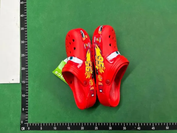 Crocs Classic Clog Neon Lime Green Sandals - 6