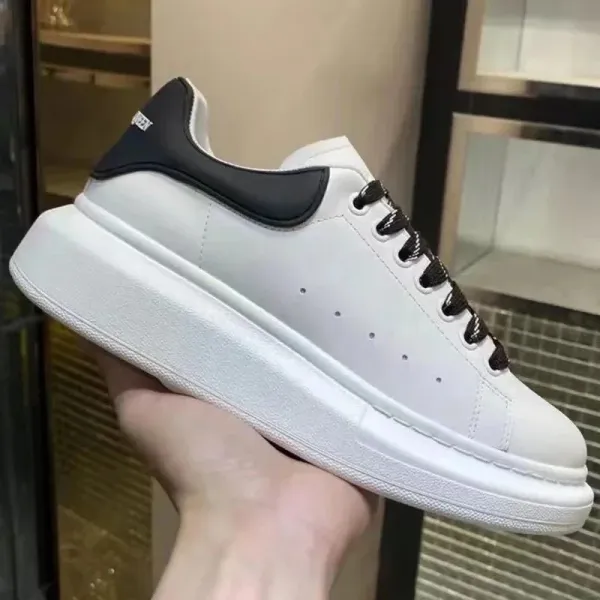 Alexander McQueen Oversized Sneaker White/Black Chunky Sneakers - 1