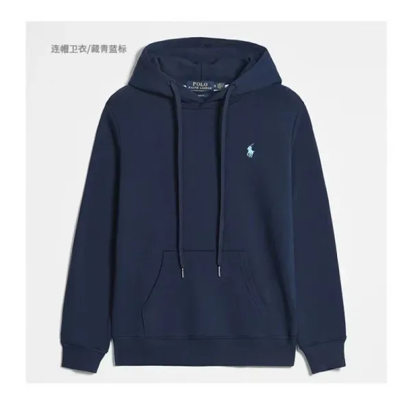 Polo Ralph Lauren Classic Hoodie Navy Blue - 1