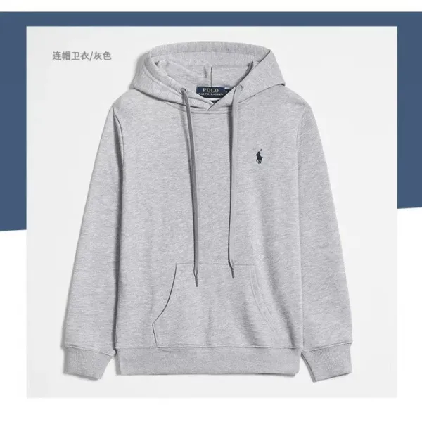 Polo Ralph Lauren Classic Hoodie Gray - 1