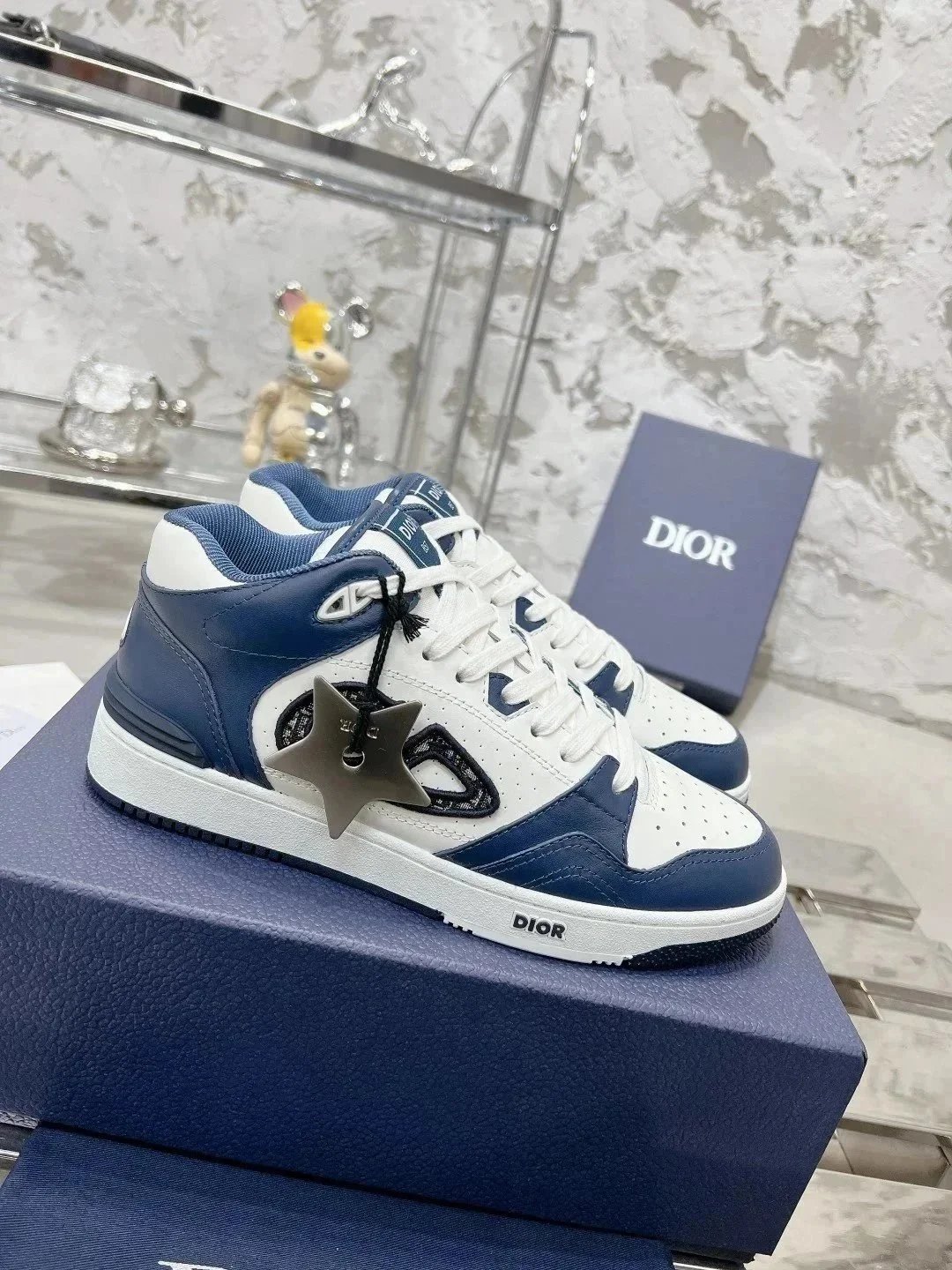 Dior B22 Pink Chunky Sneakers - 8