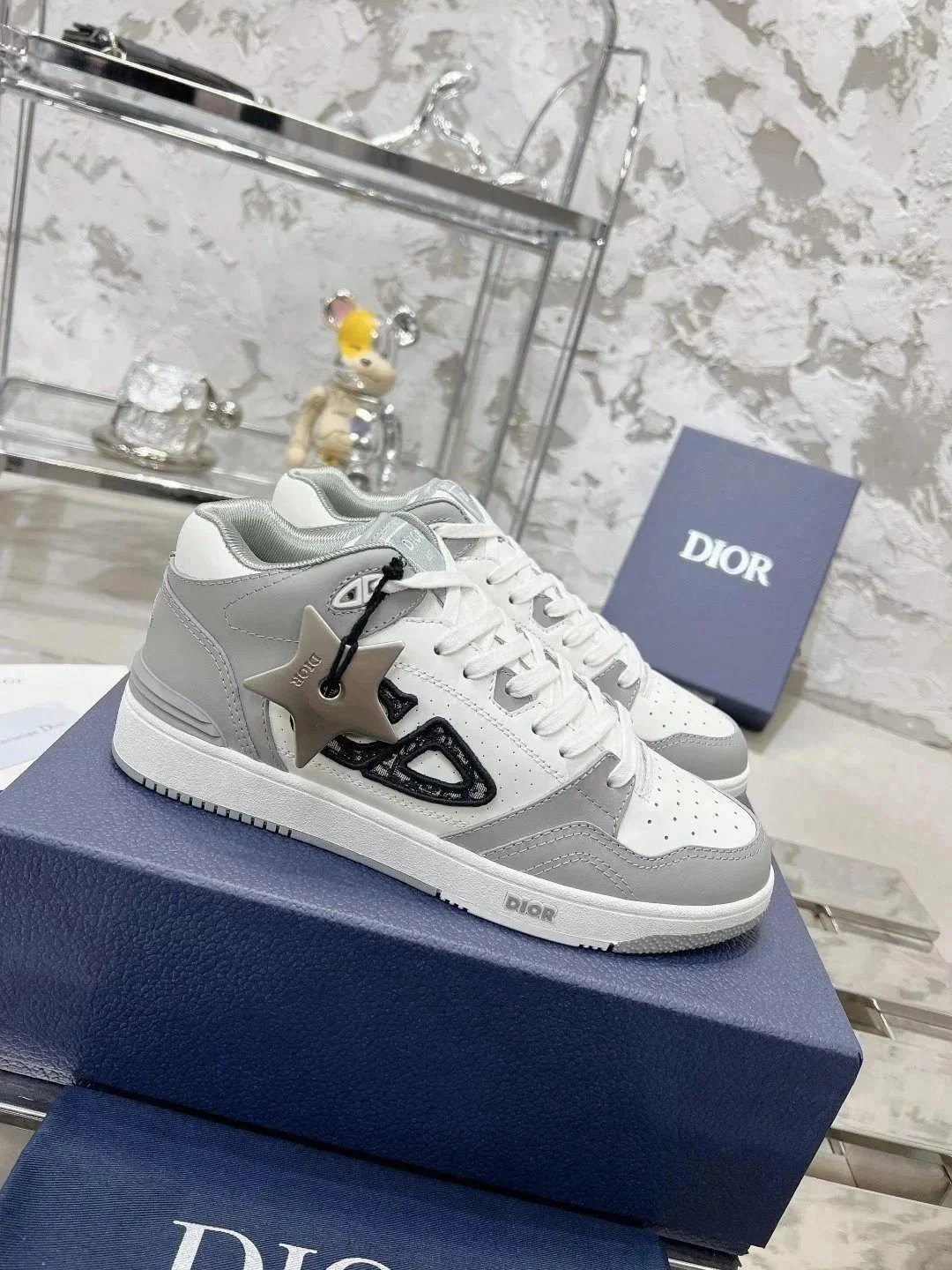 Dior B22 Pink Chunky Sneakers - 6