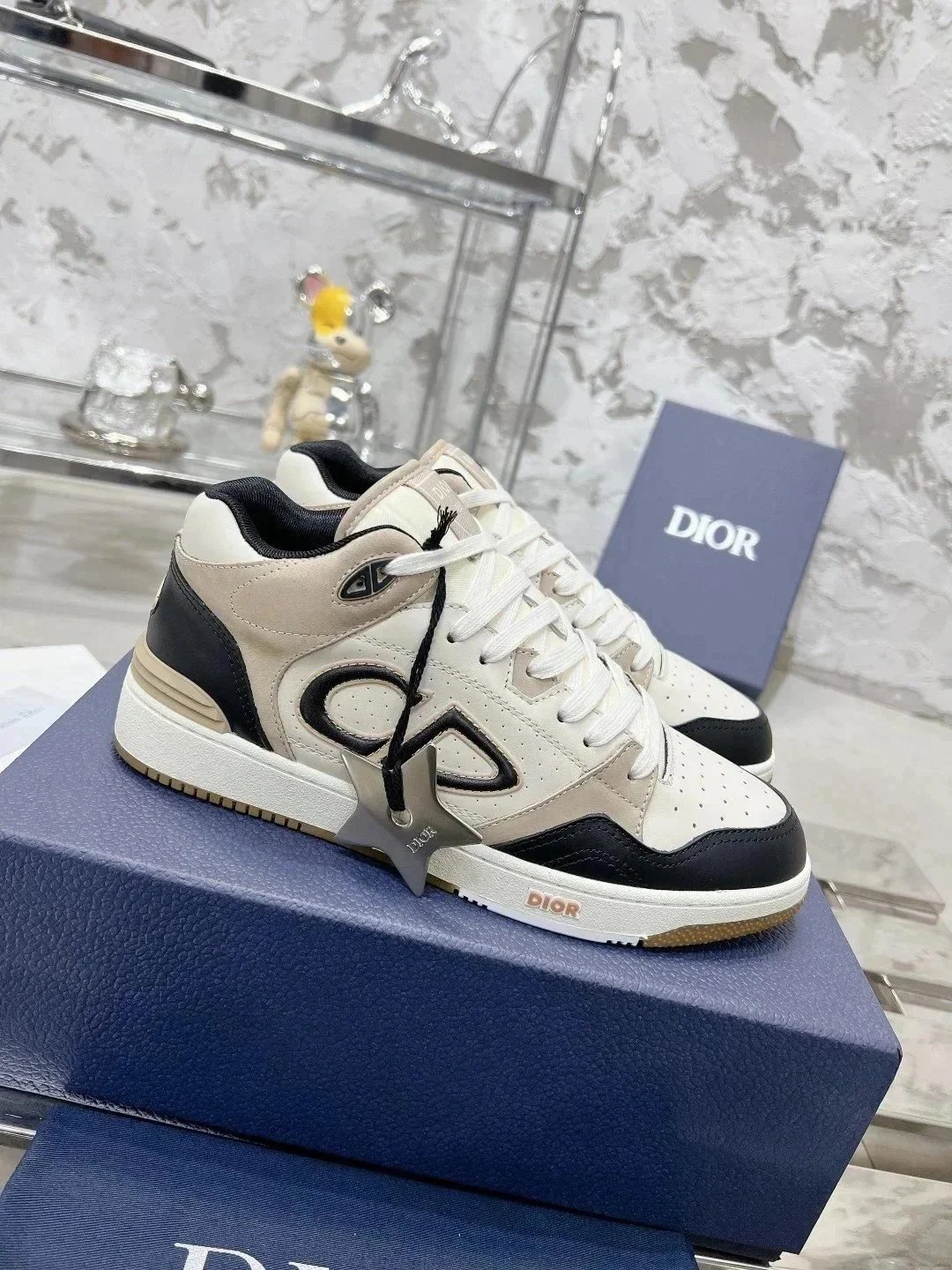 Dior B22 Pink Chunky Sneakers - 7
